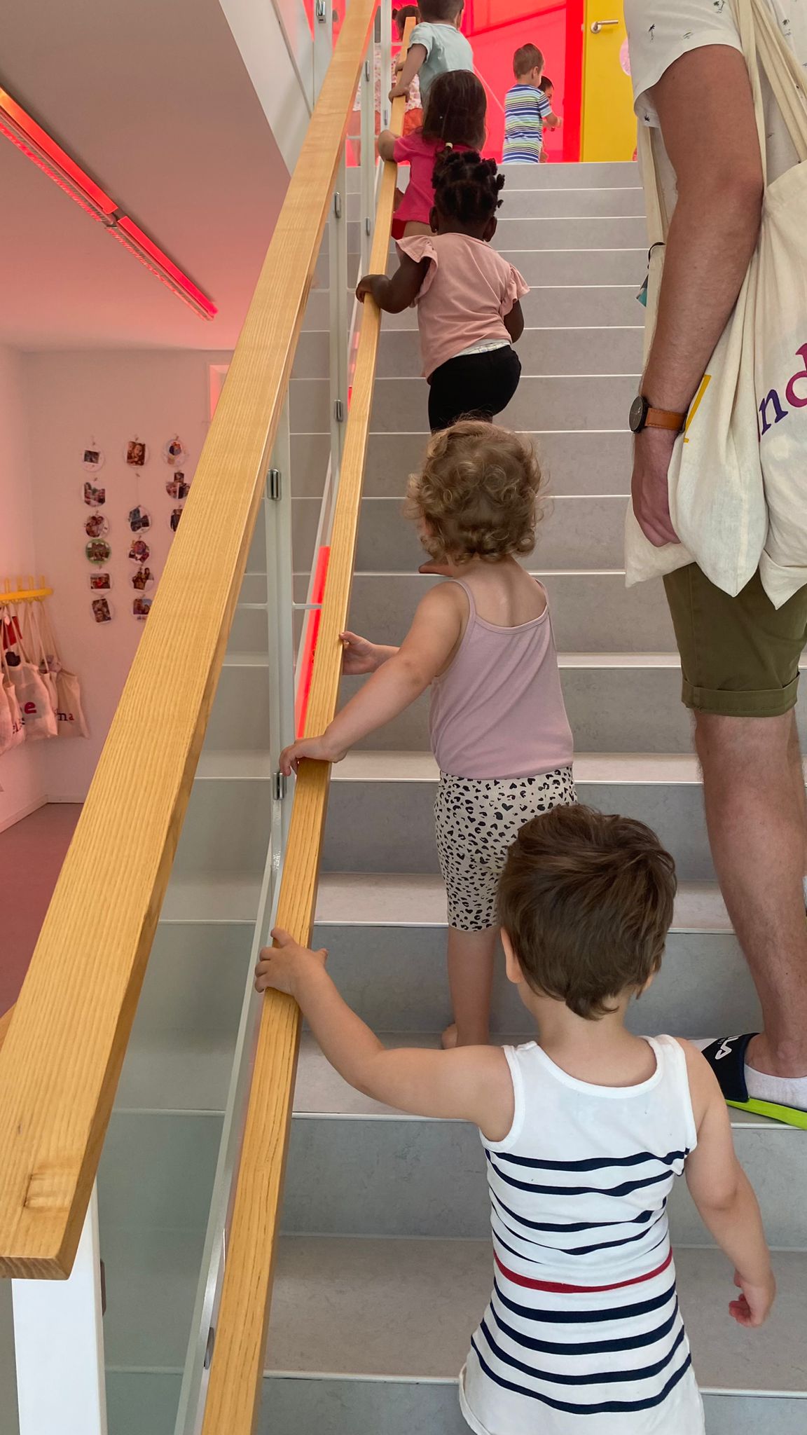 Treppenhaus im Kinderdesign